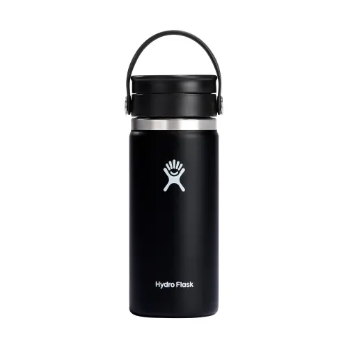 Termos Hydro Flask Wide Sip, inox, 470ml,  (Negru)