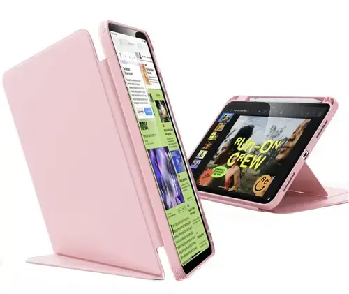 Husa pentru Apple iPad (2025) / (2022), ESR, Flip Hybrid, Roz