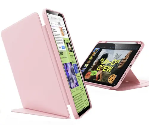 Husa pentru Apple iPad (2025) / (2022), ESR, Flip Hybrid, Roz
