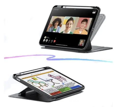 Husa pentru Apple iPad Air 11 (2025) / Air 11 (2024) / Air (2022) / Air (2020), ESR, Flip Hybrid, Neagra