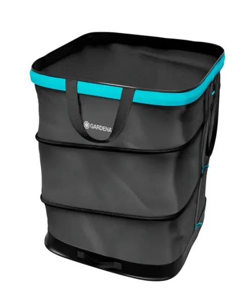 Sac Gardena 11715-20 pentru colectare deseuri gradina, 600 x 460 mm (Negru)