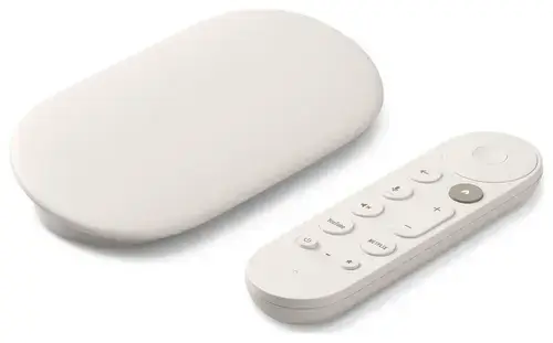 Media Player Google TV Streamer, 4K, Bluetooth, Wi-Fi, Android TV, 32 GB, Telecomanda comenzi vocale (Alb)