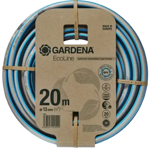 Furtun Gardena EcoLine 1/2inch, 20 m (Gri/Albastru)
