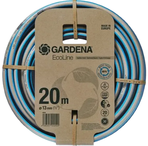 Furtun Gardena EcoLine 1/2inch, 20 m (Gri/Albastru)