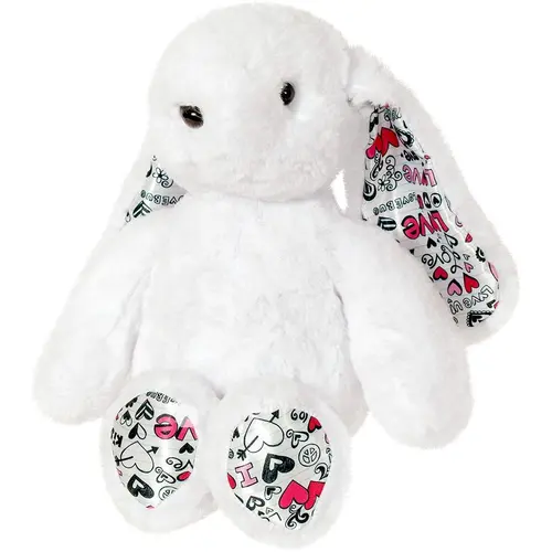 Jucarie de plus Stip - Iepuras, 35 cm (Alb)