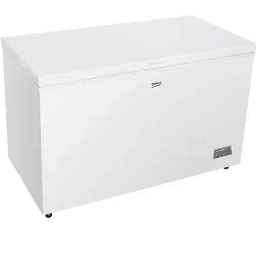 Lada frigorifica Beko CF380EIWN, 371 l, Clasa E, Conditii extreme, Inghetare rapida (Alb)