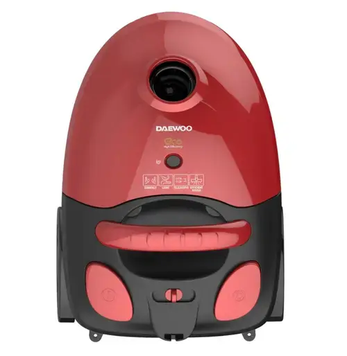Aspirator Daewoo cu sac de hartie RC-230R-3, 700 W, capacitate sac 2 litri, cotrol putere variabil, tub telescopic, furtun rotativ 360 grade (Rosu)