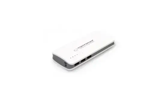 Baterie externa Esperanza Radium EMP106WE, 8000mAh, 3 x USB (Alb)