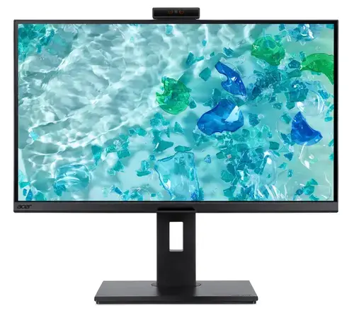 Monitor IPS LED Acer 27inch B278UEb, WQHD (2560 x 1440), HDMI, DisplayPort, Boxe, Pivot, Webcam, 100 Hz, 4 ms (Negru)
