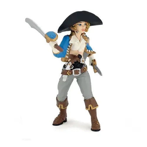Figurina Papo -  Femeie pirat (Multicolor)