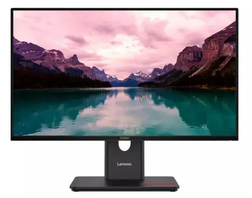 Monitor IPS LED Lenovo ThinkVision 23.8inch T24-40, FulL HD (1920 x 1080), VGA, HDMI, DisplayPort, Pivot, 120 Hz, 4 ms (Negru)