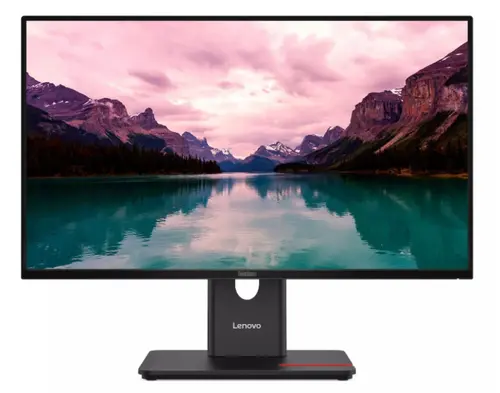 Monitor IPS LED Lenovo ThinkVision 23.8inch T24-40, FulL HD (1920 x 1080), VGA, HDMI, DisplayPort, Pivot, 120 Hz, 4 ms (Negru)