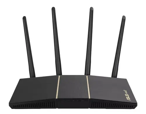 Router Wireless Gigabit ASUS RT-AX57 AX3000, Wi-Fi 6, Dual-Band 2402 + 574 Mbps (Negru)