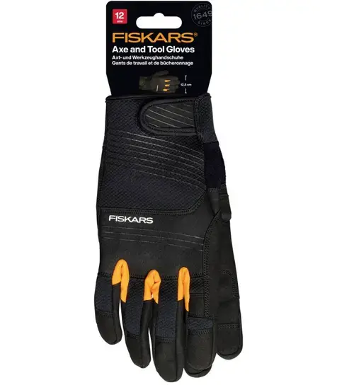 Manusi de lucru Fiskars 1071150,  marimea 10 (Negru)