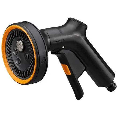 Pistol pentru stropit cu 3 jeturi Fiskars Solid Multi 1070836 (Negru/Portocaliu)