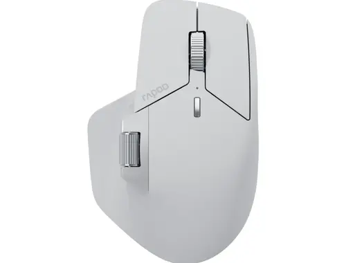 Mouse Rapoo MT760L, Wireless 2.4GHz, Bluetooth, USB (Alb)