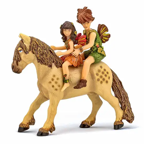 Set figurine Papo Copiii Elf si Poneiul (Multicolor)