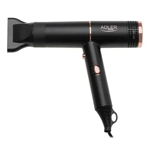 Uscator de par Adler AD 2278, 1400 W, 2 viteze, 2 trepte temperatura (Negru)