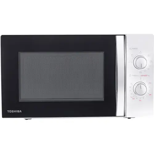 Cuptor microunde Toshiba MW-MG20PWH, 20 l, 800W, Grill, 6 nivele putere, Iluminare LED (Alb)