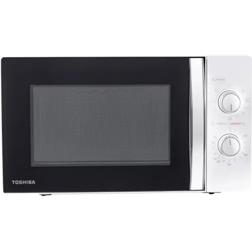 Cuptor microunde Toshiba MW-MG20PWH, 20 l, 800W, Grill, 6 nivele putere, Iluminare LED (Alb)