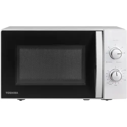 Cuptor cu microunde Toshiba MW-MM20PWH, 20 l, 800 W, Timer, Control mecanic, Iluminare LED (Alb)