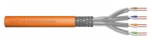 Cablu Digitus DK-1743-VH-1, CAT.7, S/FTP, Dca, drut, AWG 23/1, LSOH, 100m (Portocaliu)
