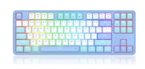 Tastatura Redragon StarBlade K707WBB-RGB, Wired, USB, iluminare RGB (Albastru)