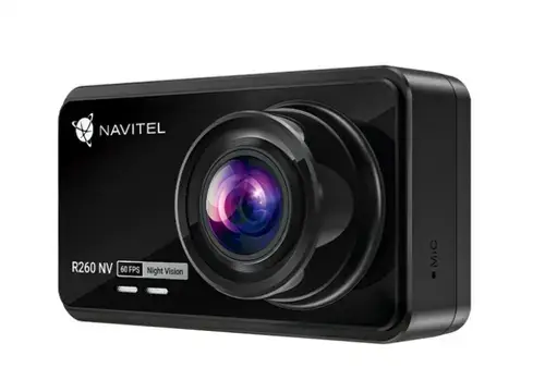 Camera video auto DVR NAVITEL R260NV, FHD (1920x1080), Senzor GC2093 Night Vision, Ecran IPS 2inch, Microfon, Senzor G (Negru)