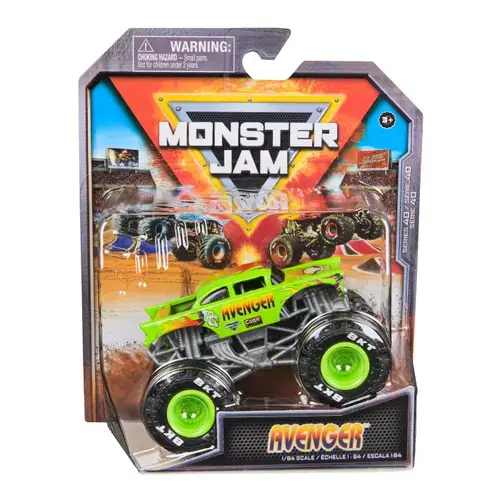 Masinuta Monster Jam - Avenger, Scara 1 La 64 (Multicolor)