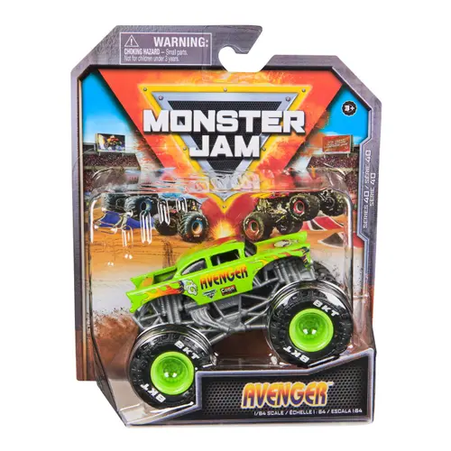 Masinuta Monster Jam - Avenger, Scara 1 La 64 (Multicolor)