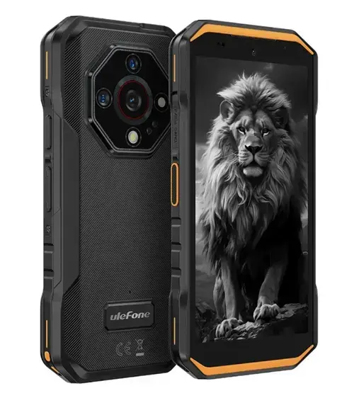Telefon Mobil Ulefone Armor X32 Pro, Procesor MediaTek Dimensity 6300 Octa-Core, Ecran LCD Touchscreen 5.65inch, 8GB RAM, 256GB Flash, Camera Tripla 64+25+2MP, Wi-Fi, 5G, Dual Sim, Android (Negru/Portocaliu)