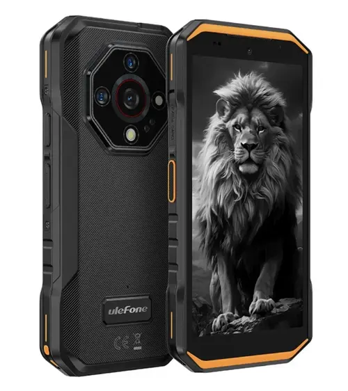 Telefon Mobil Ulefone Armor X32 Pro, Procesor MediaTek Dimensity 6300 Octa-Core, Ecran LCD Touchscreen 5.65inch, 8GB RAM, 256GB Flash, Camera Tripla 64+25+2MP, Wi-Fi, 5G, Dual Sim, Android (Negru/Portocaliu)