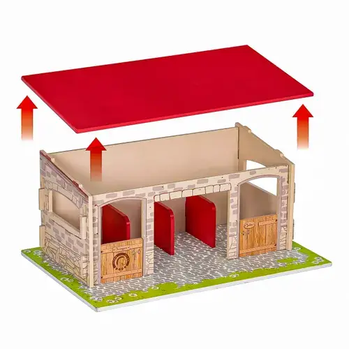 Figurina Papo - Boxe pentru cai (Multicolor)