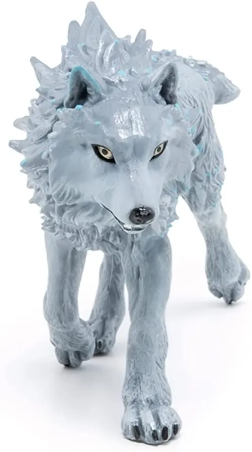 Figurina Papo - Fantasy World, Ice Wolf (Gri)