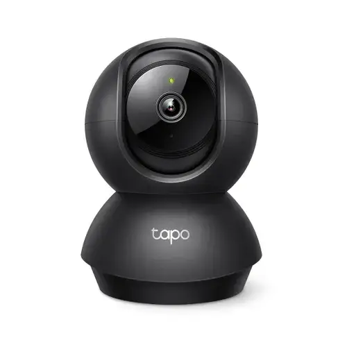Camera supraveghere video interior TP-LINK Tapo C201, 2MP 108P, 15/30 FPS, Micrifon si Difuzor incorporat, Wi-Fi (Negru)
