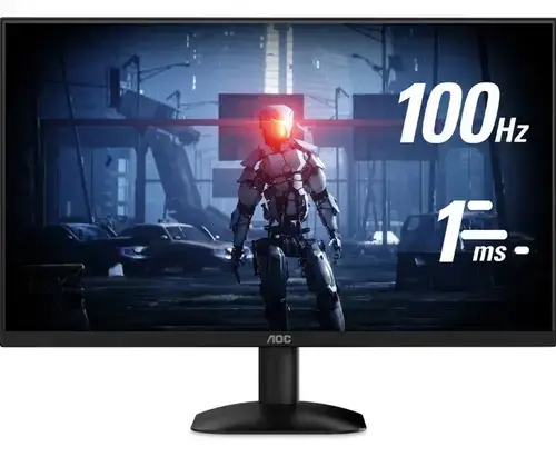 Monitor VA LED AOC 23.8inch 24B35HM2, Full HD (1920 x 1080), VGA, HDMI, 100 Hz, 1 ms (Negru)