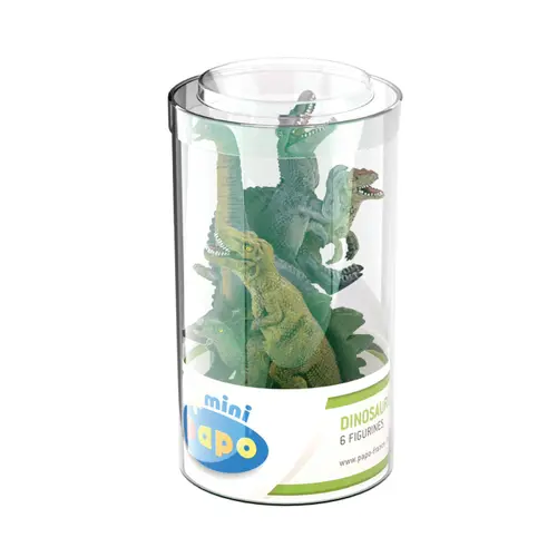 Set 6 figurinePspo - Dinozauri (Gri/Verde)