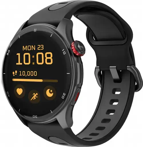 Smartwatch MyPhone Adventure, Bluetooth, Ecran AMOLED 1.43inch, Bluetooth, 3 ATM, GPS (Gri/Negru)