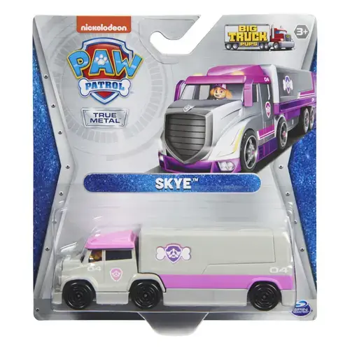Masinuta Paw Patrol - Big Truck Pups: Skye (Gri/Roz)