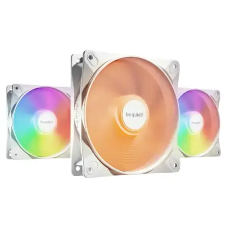 Ventilator Be quiet! Light Wings LX PWM High-Speed, ARGB LED, 120mm, 3 bucati (Alb)