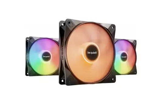 Ventilator Be quiet! Light Wings LX PWM High-Speed, ARGB LED, 120mm, 3 bucati (Negru)