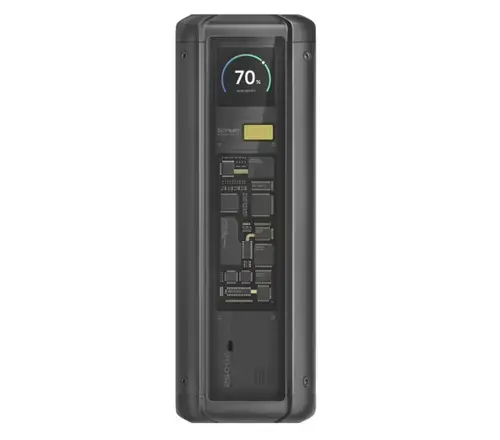 Acumulator extern Xiaomi HyperCharge, 212 W, 25000 mAh, 3x USB-C, 1x USB-A (Gri)