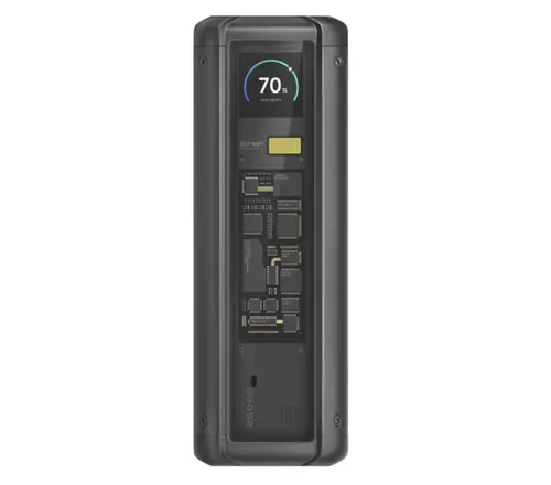 Acumulator extern Xiaomi HyperCharge, 212 W, 25000 mAh, 3x USB-C, 1x USB-A (Gri)