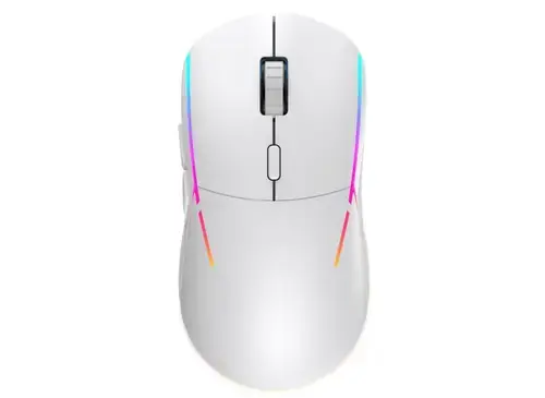 Mouse Gaming Yenkee Samurai, Wireless 2.4GHz, iluminare RGB (Alb)
