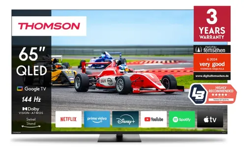 Televizor QLED Thomson 165 cm (65inch) 65QG7C14, Ultra HD 4K, Smart TV, WiFi, CI+