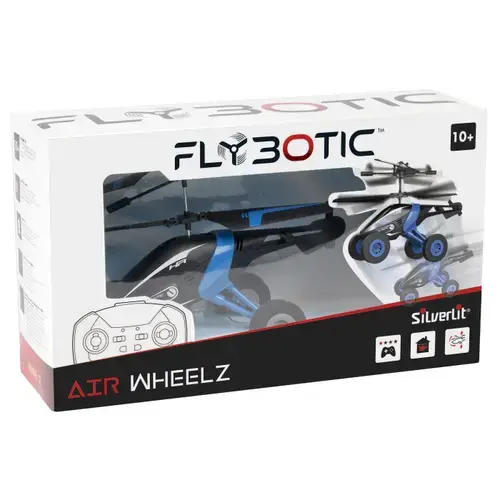 Elicopter cu telecomanda - Wheelz (Negru/Albastru)
