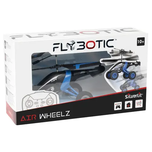 Elicopter cu telecomanda - Wheelz (Negru/Albastru)