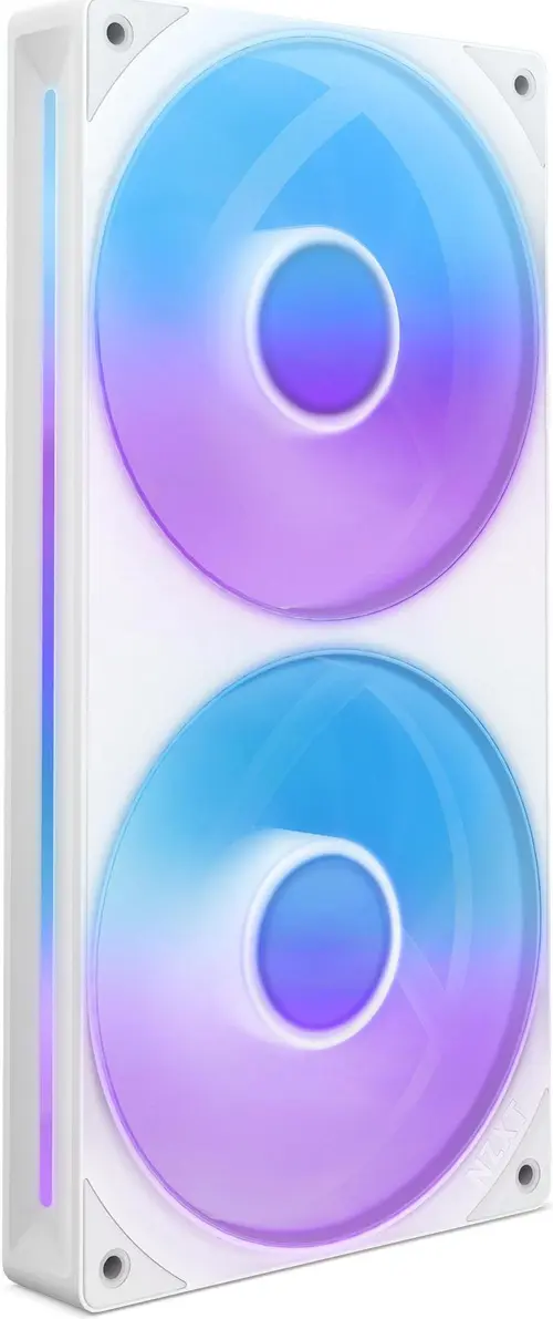 Ventilator NZXT F240 RGB Core Single-Frame, 240mm, 500-2400 RPM, 75.12 CFM/ventilator (Alb)