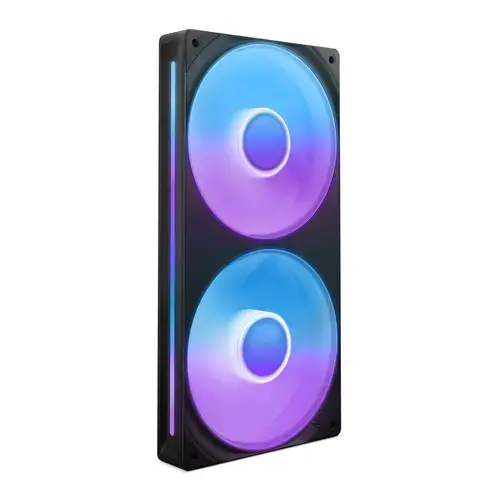 Ventilator NZXT F240 RGB Core Single-Frame, 240mm, 500-2400 RPM, 75.12 CFM/ventilator (Negru)