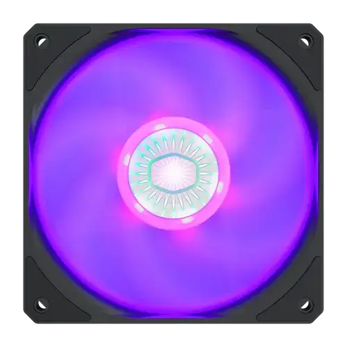 Ventilator CoolerMaster SickleFlow Edge, 120mm, RGB, 650-1800 RPM, 62 CFM (Negru)